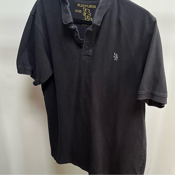 Pleepleus Polo Shirt Short Sleeve Size Large Monkey Logo - Picture 15 of 16